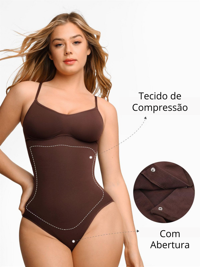 Body Modelador Slim Shape - Costas Aberta