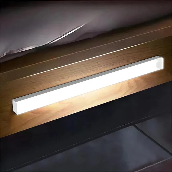 Luminária LED Barra com Sensor de Movimento - Recarregável e Fácil Instalação
